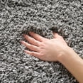 thumbnail image 1 of SAFAVIEH California Plush Solid Shag Area Rug, Silver, 4' x 4' Square - Modern Design, Silver, Non-Shedding & Easy Cleaning, Ultra Plush Thick Pile, Ideal for Living Room, Bedroom, 1 of 17
