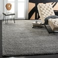 thumbnail image 1 of SAFAVIEH California Plush Solid Shag Area Rug, Silver, 6'7" x 6'7" Square - Modern Design, Silver, Non-Shedding & Easy Cleaning, Ultra Plush Thick Pile, Ideal for Living Room, Bedroom, 1 of 17