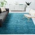thumbnail image 1 of SAFAVIEH California Plush Solid Shag Area Rug, Turquoise, 8' x 10' - Large - Modern Design, Turquoise, Non-Shedding & Easy Cleaning, Ultra Plush Thick Pile, Ideal for Living Room, Bedroom, 1 of 13
