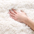 thumbnail image 1 of SAFAVIEH California Plush Solid Shag Area Rug, White, 4' x 4' Square - Modern Design, White, Non-Shedding & Easy Cleaning, Ultra Plush Thick Pile, Ideal for Living Room, Bedroom, 1 of 15