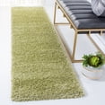 thumbnail image 1 of SAFAVIEH California Plush Solid Shag Runner Rug, Green, 2'3" x 19' - Modern Design, Green, Non-Shedding & Easy Cleaning, Ultra Plush Thick Pile, Ideal for Living Room, Bedroom, Entryway, 1 of 11