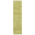thumbnail image 1 of SAFAVIEH California Plush Solid Shag Runner Rug, Green, 2'3" x 19', 1 of 11