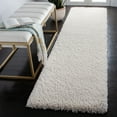 thumbnail image 1 of SAFAVIEH California Plush Solid Shag Runner Rug, Ivory, 2'3" x 19' - Modern Design, Ivory, Non-Shedding & Easy Cleaning, Ultra Plush Thick Pile, Ideal for Living Room, Bedroom, Entryway, 1 of 14