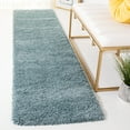 thumbnail image 1 of SAFAVIEH California Plush Solid Shag Runner Rug, Light Blue, 2'3" x 13' - Modern Design, Light Blue, Non-Shedding & Easy Cleaning, Ultra Plush Thick Pile, Ideal for Living Room, Bedroom, Entryway, 1 of 11