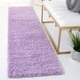 thumbnail image 1 of SAFAVIEH California Plush Solid Shag Runner Rug, Lilac, 2'3" x 15' - Modern Design, Lilac, Non-Shedding & Easy Cleaning, Ultra Plush Thick Pile, Ideal for Living Room, Bedroom, Entryway, 1 of 11