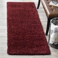 thumbnail image 1 of SAFAVIEH California Plush Solid Shag Runner Rug, Maroon, 2'3" x 5' - Modern Design, Maroon, Non-Shedding & Easy Cleaning, Ultra Plush Thick Pile, Ideal for Living Room, Bedroom, Entryway, 1 of 10