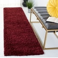 thumbnail image 1 of SAFAVIEH California Plush Solid Shag Runner Rug, Maroon, 2'3" x 9' - Modern Design, Maroon, Non-Shedding & Easy Cleaning, Ultra Plush Thick Pile, Ideal for Living Room, Bedroom, Entryway, 1 of 10