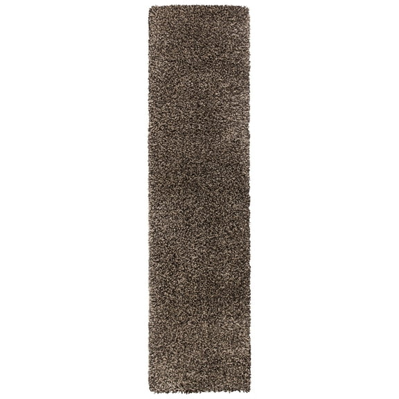SAFAVIEH California Plush Solid Shag Runner Rug, Mushroom, 2'3" x 19'