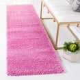 thumbnail image 1 of SAFAVIEH California Plush Solid Shag Runner Rug, Pink, 2'3" x 11' - Modern Design, Pink, Non-Shedding & Easy Cleaning, Ultra Plush Thick Pile, Ideal for Living Room, Bedroom, Entryway, Hallway, 1 of 12
