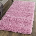 thumbnail image 1 of SAFAVIEH California Plush Solid Shag Runner Rug, Pink, 2'3" x 5' - Modern Design, Pink, Non-Shedding & Easy Cleaning, Ultra Plush Thick Pile, Ideal for Living Room, Bedroom, Entryway, Bathroom, 1 of 12