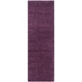 thumbnail image 1 of SAFAVIEH California Plush Solid Shag Runner Rug, Purple, 2'3" x 7', 1 of 12
