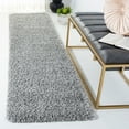 thumbnail image 1 of SAFAVIEH California Plush Solid Shag Runner Rug, Silver, 2'3" x 10' - Modern Design, Silver, Non-Shedding & Easy Cleaning, Ultra Plush Thick Pile, Ideal for Living Room, Bedroom, Entryway, 1 of 13