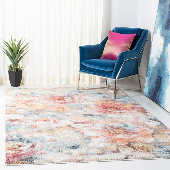 SAFAVIEH Calista Kady Floral Area Rug, Rust/Ivory, 2' x 3'