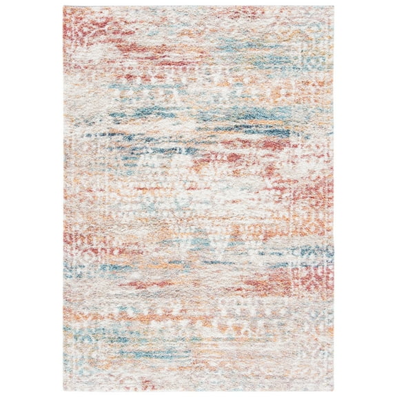SAFAVIEH Calista Paylynn Southwestern Area Rug, Ivory/Beige, 4'5" x 6'5"
