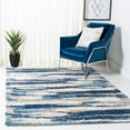thumbnail image 1 of SAFAVIEH Calista Tanzil Abstract Area Rug, Blue/Ivory, 5'3" x 5'3" Square, 1 of 11