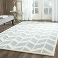 thumbnail image 1 of SAFAVIEH Cambridge Austyn Geometric Wool Area Rug, Blue/Ivory, 2' x 3', 1 of 7