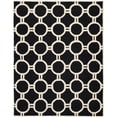 thumbnail image 1 of SAFAVIEH Cambridge CAM145E Handmade Black / Ivory Rug, 1 of 9
