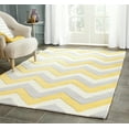 thumbnail image 1 of SAFAVIEH Cambridge Cherette Geometric Wool Area Rug, Gray/Gold, 3' x 5', 1 of 7