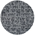 thumbnail image 1 of SAFAVIEH Cambridge Claudia Geometric Wool Area Rug, Black/Ivory, 6' x 6' Round, 1 of 7