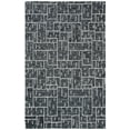 thumbnail image 1 of SAFAVIEH Cambridge Claudia Geometric Wool Area Rug, Black/Ivory, 6' x 9', 1 of 6