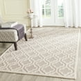 thumbnail image 1 of SAFAVIEH Cambridge Devereux Geometric Wool Area Rug, Mocha/Ivory, 5' x 8', 1 of 7