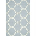 thumbnail image 1 of SAFAVIEH Cambridge Hamilton Geometric Wool Area Rug, Blue/Ivory, 6' x 9', 1 of 10
