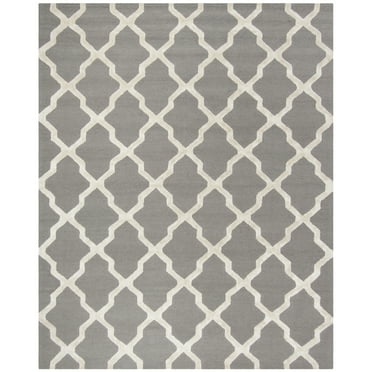 SAFAVIEH Cambridge Jayme Geometric Area Rug, Grey/Ivory, 8' x 10'
