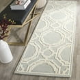 thumbnail image 1 of SAFAVIEH Cambridge Jessika Geometric Wool Runner Rug, Gray/Ivory, 2'6" x 8', 1 of 7