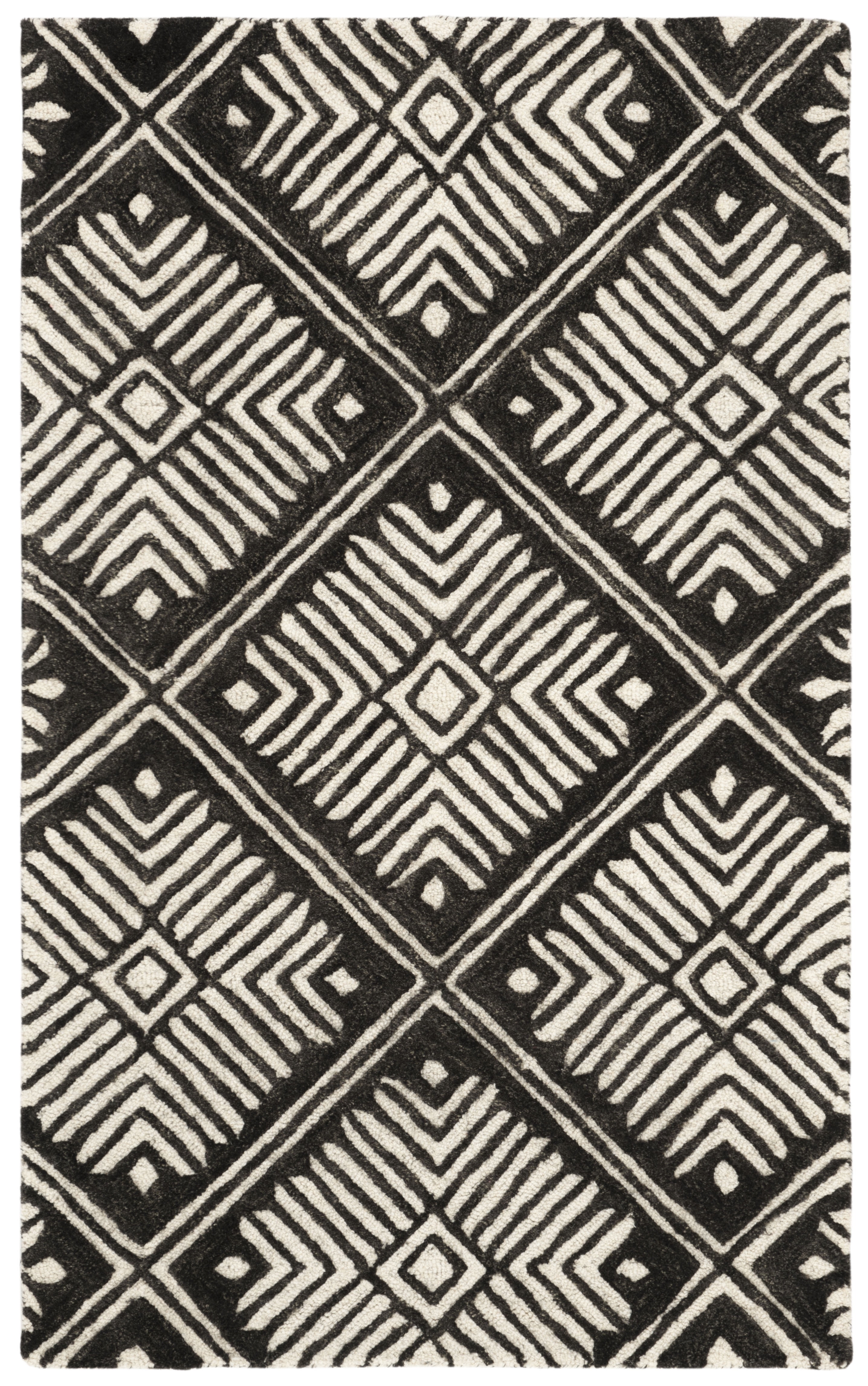 Eloise Ivory Wool Hand-Tufted Round Accent Rug - 3' Diameter