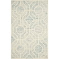 thumbnail image 1 of SAFAVIEH Cambridge Johan Geometric Wool Area Rug, Light Blue/Ivory, 5' x 8', 1 of 5