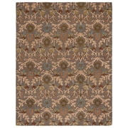 SAFAVIEH Cambridge Jone Geometric Wool Area Rug, Moss/Multi, 10' x 10' Square