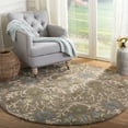 thumbnail image 1 of SAFAVIEH Cambridge Jone Geometric Wool Area Rug, Moss/Multi, 4' x 4' Round, 1 of 11