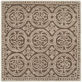 thumbnail image 1 of SAFAVIEH Cambridge Joseph Geometric Wool Area Rug, Tan/Multi, 4' x 4' Square, 1 of 8