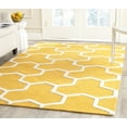 thumbnail image 1 of SAFAVIEH Cambridge Joshua Geometric Tessellation Wool Area Rug, Gold/Ivory, 9' x 12', 1 of 5