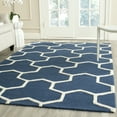 thumbnail image 1 of SAFAVIEH Cambridge Joshua Geometric Tessellation Wool Area Rug, Navy Blue/Ivory, 3' x 5', 1 of 8
