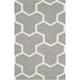 thumbnail image 1 of SAFAVIEH Cambridge Joshua Geometric Tessellation Wool Area Rug, Silver/Ivory, 2'6" x 4', 1 of 7