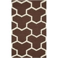 thumbnail image 1 of SAFAVIEH Cambridge Joshua Geometric Wool Area Rug, Dark Brown/Ivory, 2' x 3', 1 of 7