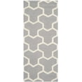 thumbnail image 1 of SAFAVIEH Cambridge Joshua Geometric Wool Runner Rug, Silver/Ivory, 2'6" x 6', 1 of 4