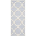 thumbnail image 1 of SAFAVIEH Cambridge Joss Geometric Circles Wool Runner Rug, Light Blue/Ivory, 2'6" x 6', 1 of 7
