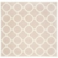 thumbnail image 1 of SAFAVIEH Cambridge Joss Geometric Wool Area Rug, Beige/Ivory, 6' x 6' Square, 1 of 10
