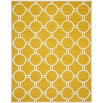 SAFAVIEH Cambridge Joss Geometric Wool Area Rug, Gold/Ivory, 9' x 12'