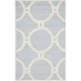 thumbnail image 1 of SAFAVIEH Cambridge Joss Geometric Wool Area Rug, Light Blue/Ivory, 2' x 3', 1 of 7