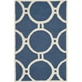 thumbnail image 1 of SAFAVIEH Cambridge Joss Geometric Wool Area Rug, Navy Blue/Ivory, 2'6" x 4', 1 of 7