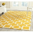 thumbnail image 1 of SAFAVIEH Cambridge Joyce Geometric Shapes Wool Area Rug, Gold/Ivory, 3' x 5', 1 of 7