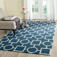 thumbnail image 1 of SAFAVIEH Cambridge Joyce Geometric Shapes Wool Area Rug, Navy Blue/Ivory, 9' x 12', 1 of 6