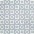 thumbnail image 1 of SAFAVIEH Cambridge Joyce Geometric Shapes Wool Area Rug, Silver/Ivory, 8' x 8' Square, 1 of 7
