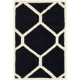thumbnail image 1 of SAFAVIEH Cambridge Juan Geometric Wool Area Rug, Black/Ivory, 2' x 3', 1 of 7