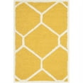 thumbnail image 1 of SAFAVIEH Cambridge Juan Geometric Wool Area Rug, Gold/Ivory, 3' x 5', 1 of 10