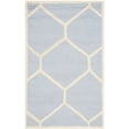 thumbnail image 1 of SAFAVIEH Cambridge Juan Geometric Wool Area Rug, Light Blue/Ivory, 2'6" x 4', 1 of 3