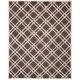 thumbnail image 1 of SAFAVIEH Cambridge Judy Geometric Wool Area Rug, Dark Brown/Ivory, 9' x 12', 1 of 8